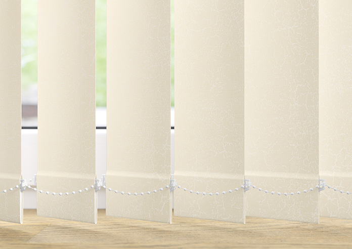 Ajanta (Blackout), Cream - Vertical Blind Slats - Image 3